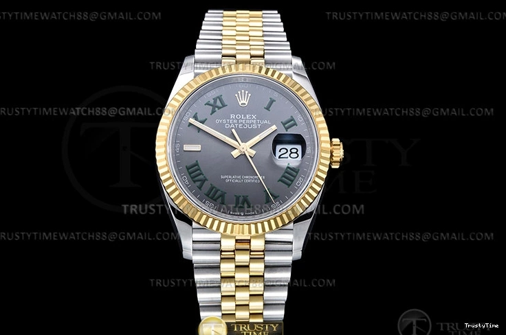 0320 Affordable RDJ0453 – DJ 36mm Jub Flt 904L YG SS Grey Rm VSF VS 777